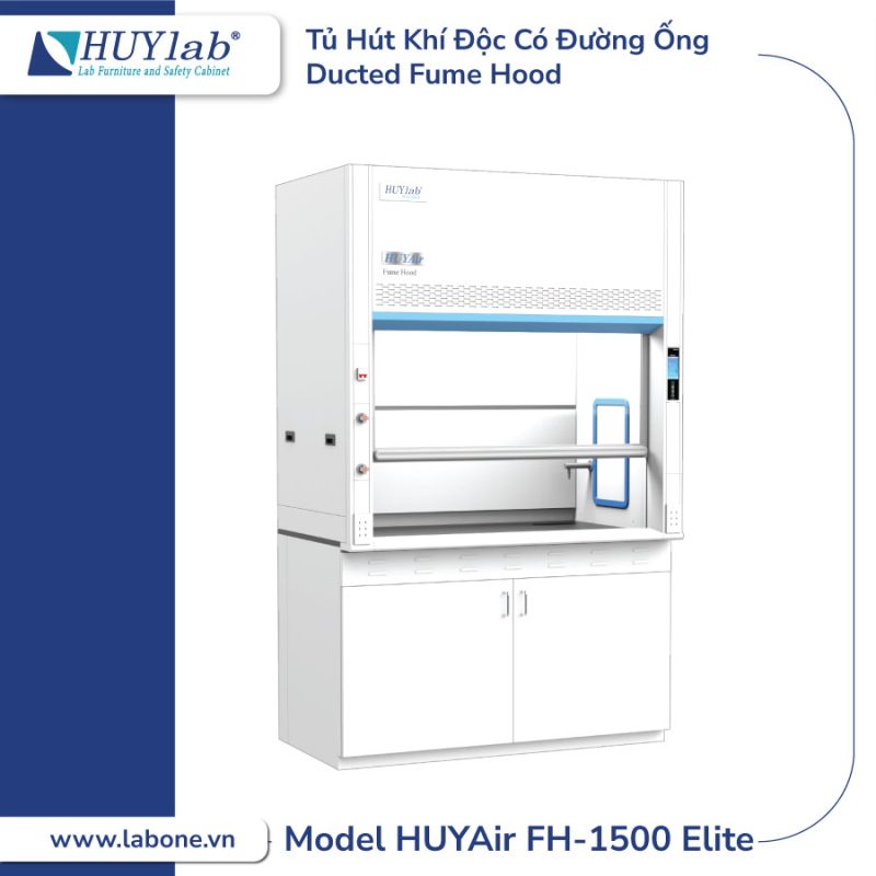 Model HUYAir FH-1500 Elite | Tủ Hút Khí Độc Có Đường Ống