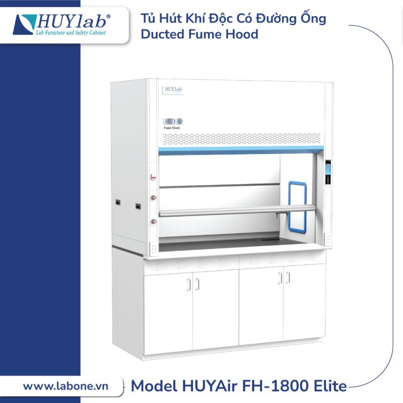 Model HUYAir FH-1800 Elite | Tủ Hút Khí Độc Có Đường Ống