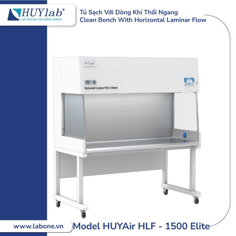 Model HUYAir HLF-1500 Elite | Clean Bench With Horizontal Laminar Flow