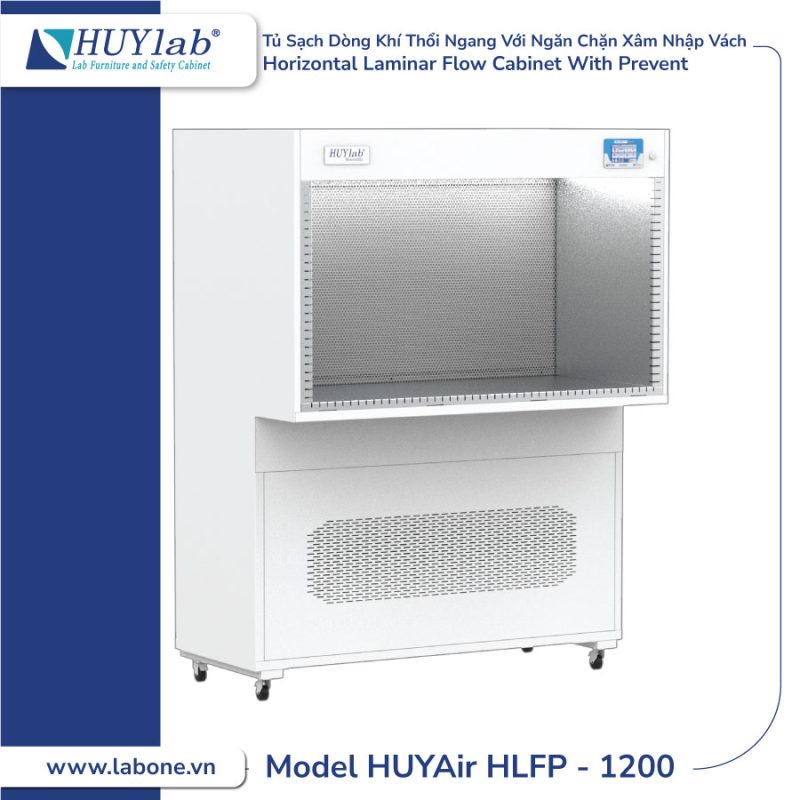Model HUYAir HLFP-1200 | Tủ Sạch Dòng Khí Thổi Ngang Với Ngăn Chặn Xâm Nhập Vách