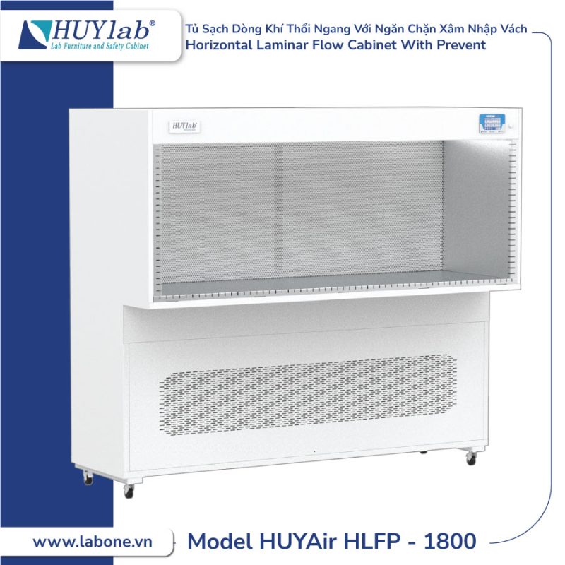 Model HUYAir HLFP-1800 | Tủ Sạch Dòng Khí Thổi Ngang Với Ngăn Chặn Xâm Nhập Vách
