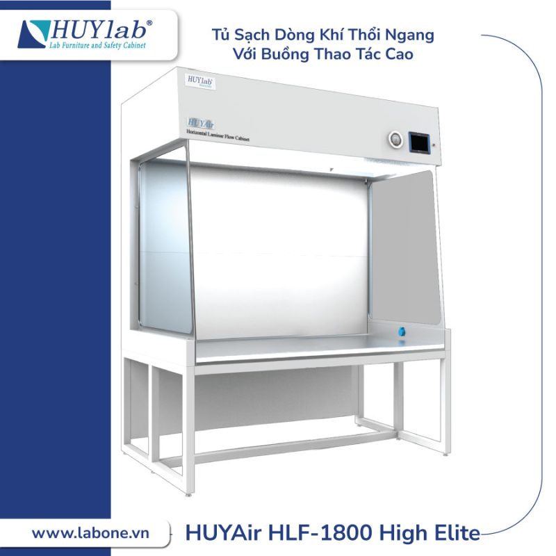 Model HUYAir HLF-1800 High Elite | Horizontal Laminar Flow Cabinet With High Chamber